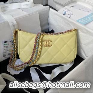 Top Quality Chanel SMALL HOBO BAG AS4597 YELLOW