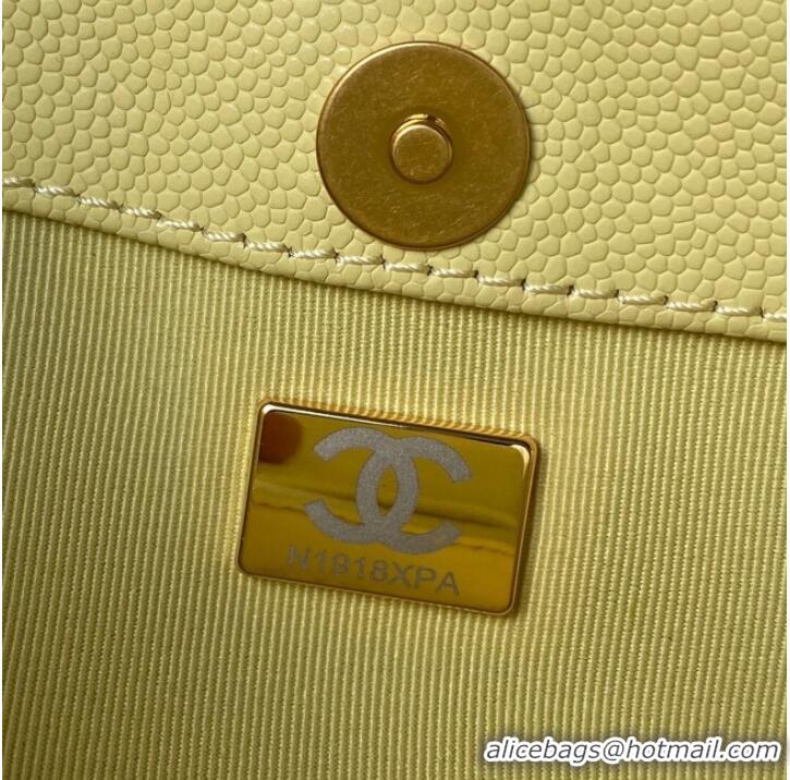 Top Quality Chanel SMALL HOBO BAG AS4597 YELLOW