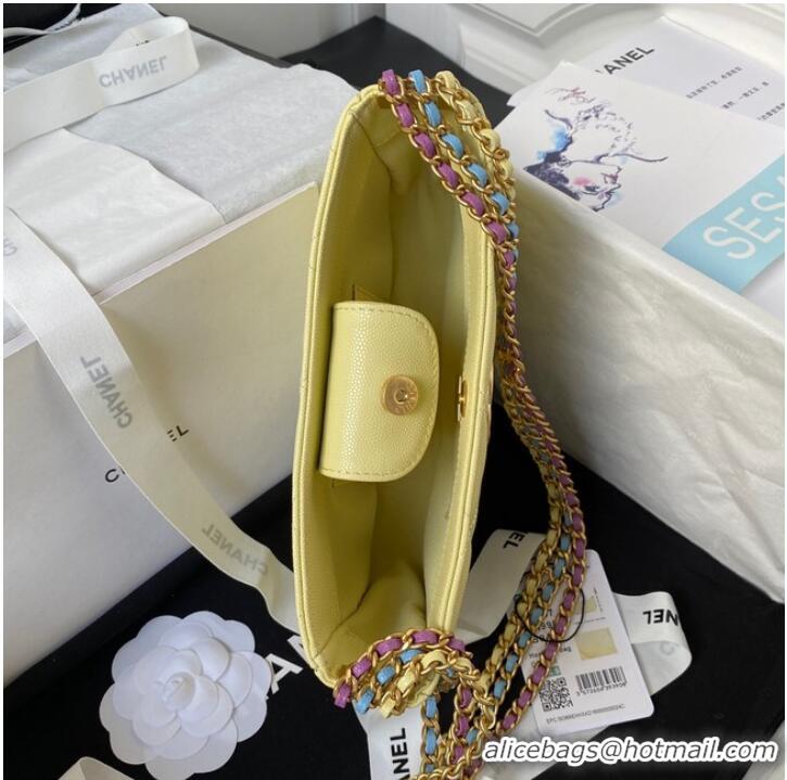 Top Quality Chanel SMALL HOBO BAG AS4597 YELLOW