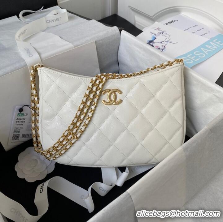 Affordable Price Chanel SMALL HOBO BAG AS4612 WHITE