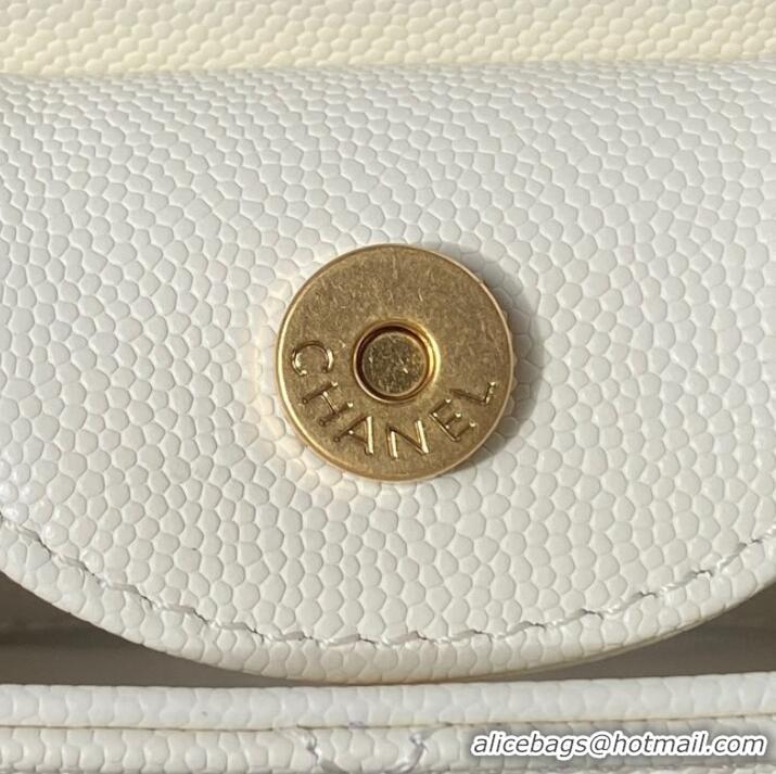 Affordable Price Chanel SMALL HOBO BAG AS4612 WHITE