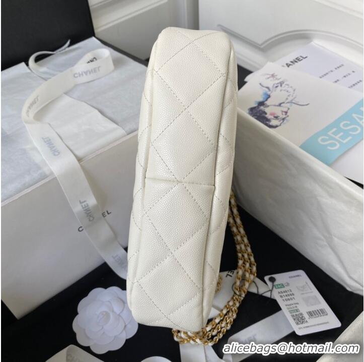 Affordable Price Chanel SMALL HOBO BAG AS4612 WHITE