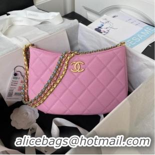 Grade Design Chanel SMALL HOBO BAG AS4612 PINK