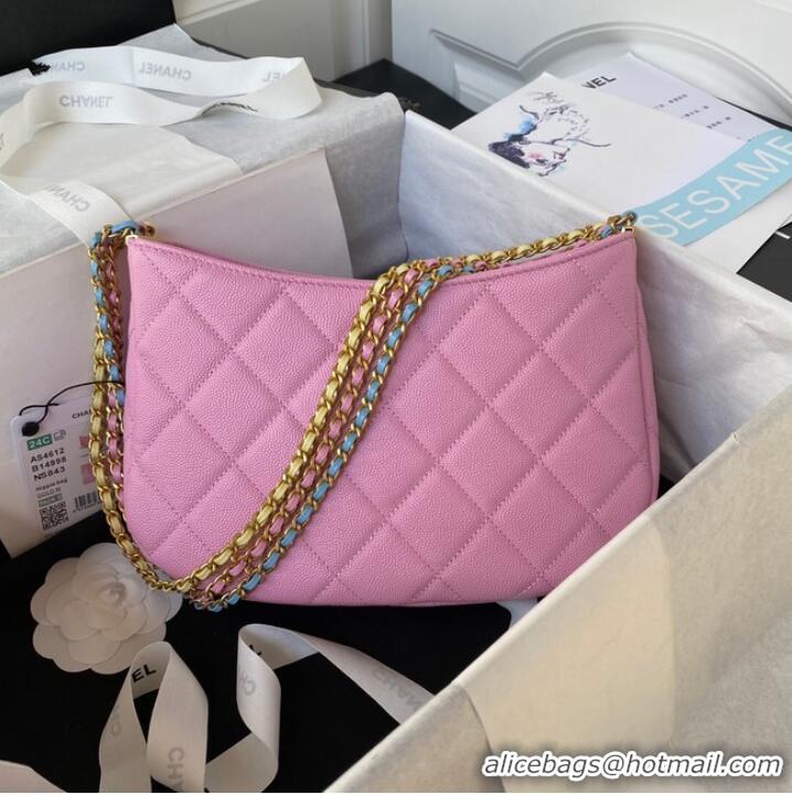 Grade Design Chanel SMALL HOBO BAG AS4612 PINK