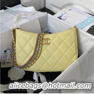 Luxurious Grade Chanel SMALL HOBO BAG AS4612 YELLOW