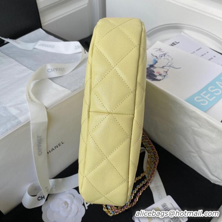 Luxurious Grade Chanel SMALL HOBO BAG AS4612 YELLOW