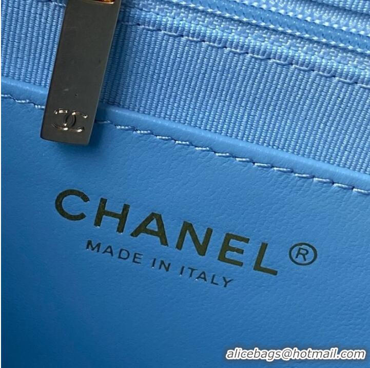 Low Cost Chanel SMALL HOBO BAG AS4612 BLUE