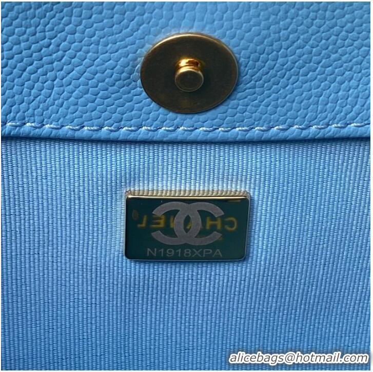 Low Cost Chanel SMALL HOBO BAG AS4612 BLUE