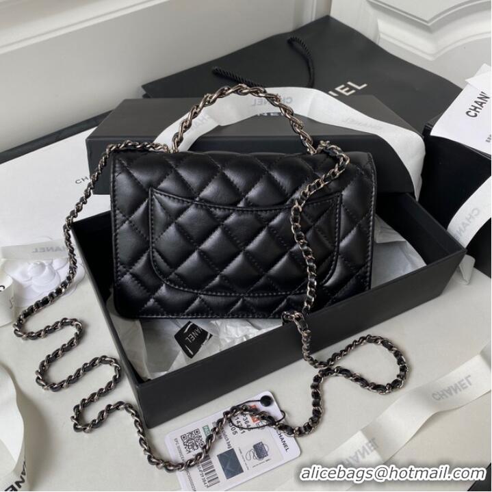 Reasonable Price Chanel WALLET ON CHAIN AP3645 BLACK