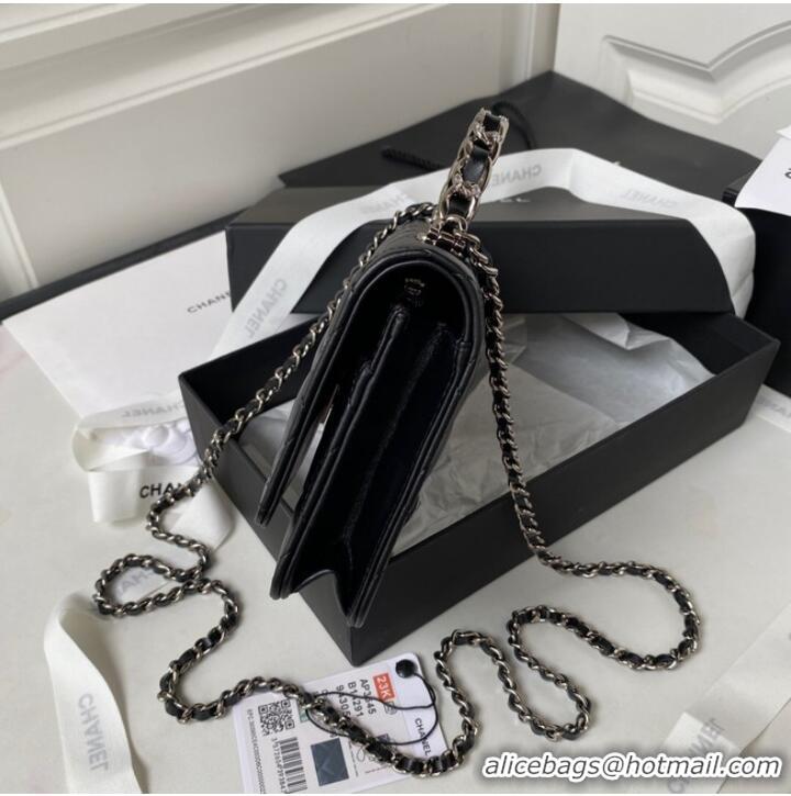 Reasonable Price Chanel WALLET ON CHAIN AP3645 BLACK