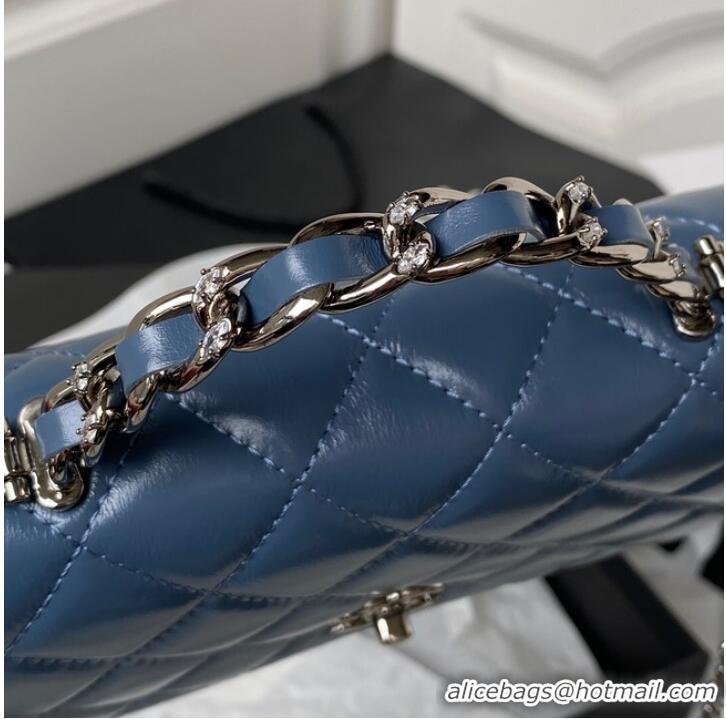 Popular Style Chanel WALLET ON CHAIN AP3645 BLUE