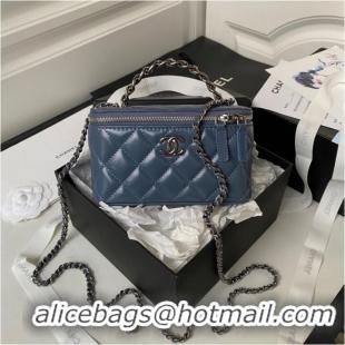 Pretty Style Chanel CLUTCH WITH CHAIN AP3593 Blue