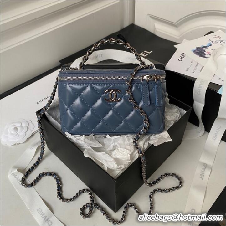 Pretty Style Chanel CLUTCH WITH CHAIN AP3593 Blue