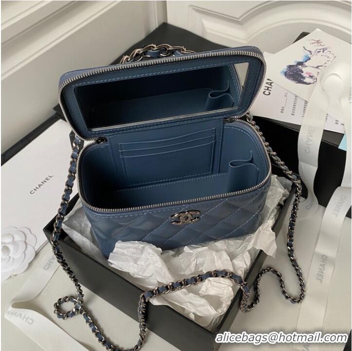 Pretty Style Chanel CLUTCH WITH CHAIN AP3593 Blue