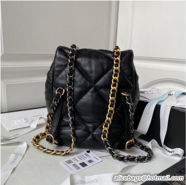 Top Grade CHANEL 19 BACKPACK AS4223 Black