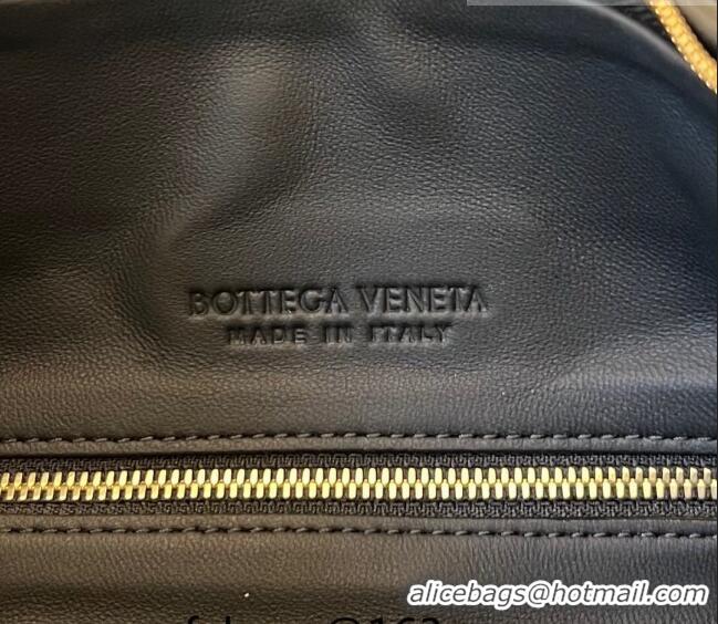 Famous Brand Bottega Veneta Large Gemelli Shoulder Bag in Intrecciato Leather 764053 Black 2023