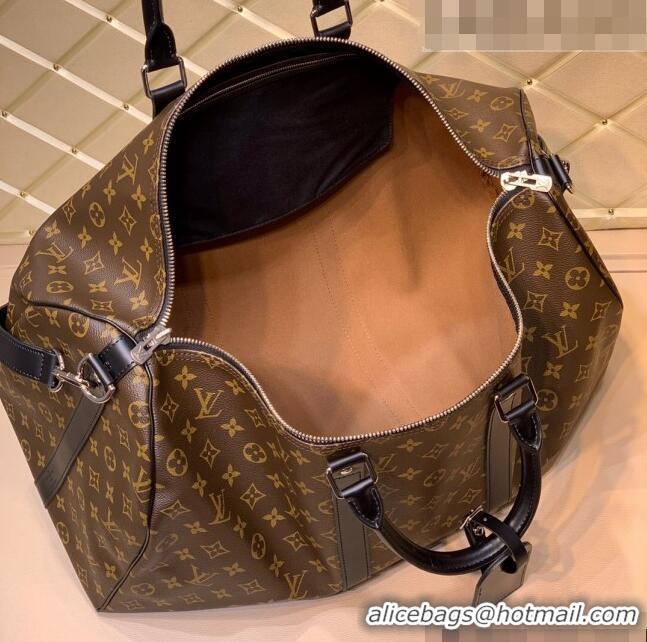 Promotional Louis Vuitton Monogram Canvas Keepall Bandouliere 50 Travel Bag M56713 Brown/Black