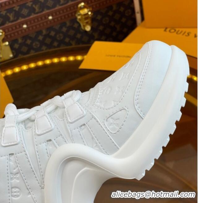 Durable Louis Vuitton LV Archlight Sneakers in Monogram Calf Leather White 121015