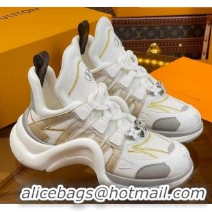 Popular Style Louis Vuitton LV Archlight Sneakers in Mesh and Leather with Charm 121020