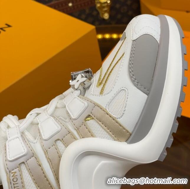 Popular Style Louis Vuitton LV Archlight Sneakers in Mesh and Leather with Charm 121020