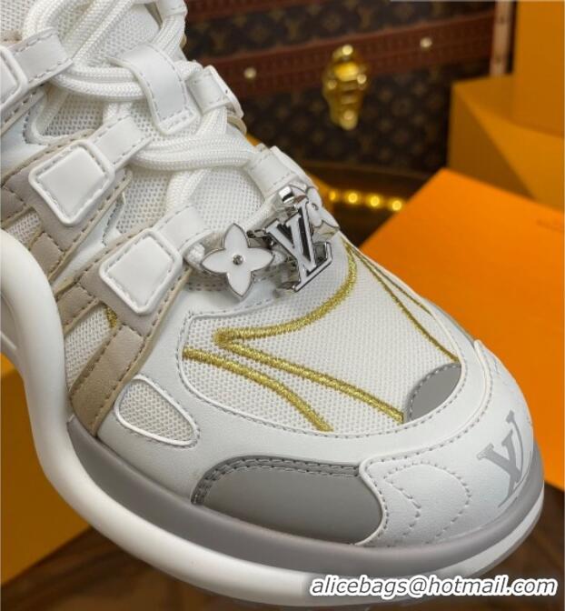 Popular Style Louis Vuitton LV Archlight Sneakers in Mesh and Leather with Charm 121020