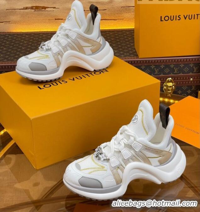 Popular Style Louis Vuitton LV Archlight Sneakers in Mesh and Leather with Charm 121020