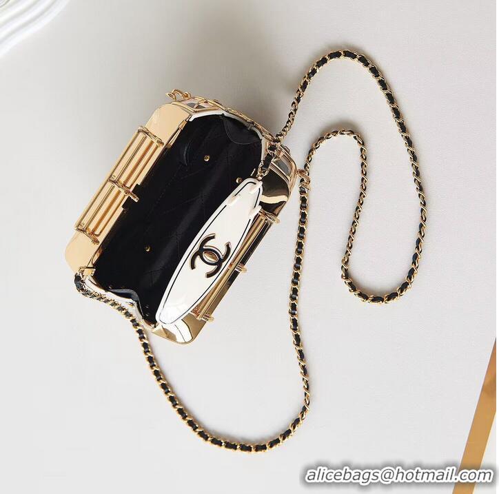 Pretty Style Chanel Mini Van Minaudiere Bag AS4590 Black