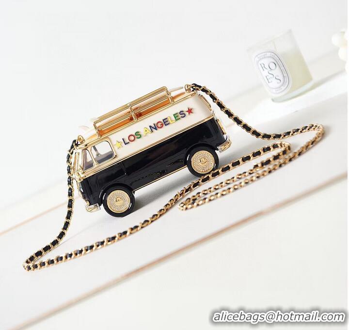 Pretty Style Chanel Mini Van Minaudiere Bag AS4590 Black