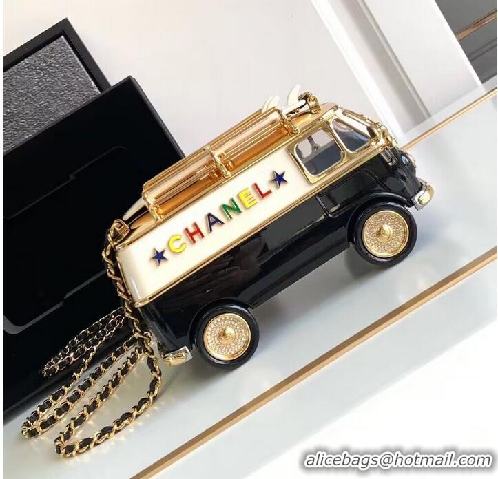 Pretty Style Chanel Mini Van Minaudiere Bag AS4590 Black