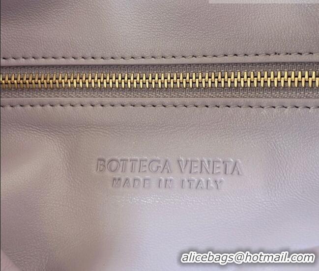 Pretty Style Bottega Veneta Small Hop Hobo Bag Intrecciato Calf Leather 763966 Oyster Purple 2023