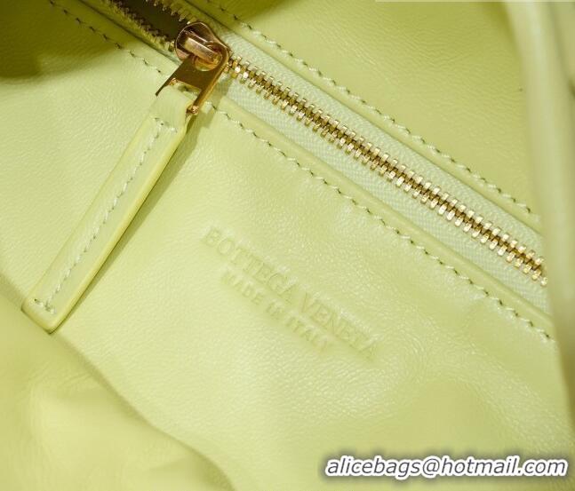 Good Taste Bottega Veneta Small Hop Hobo Bag Intrecciato Calf Leather 763966 Camomile Yellow 2023