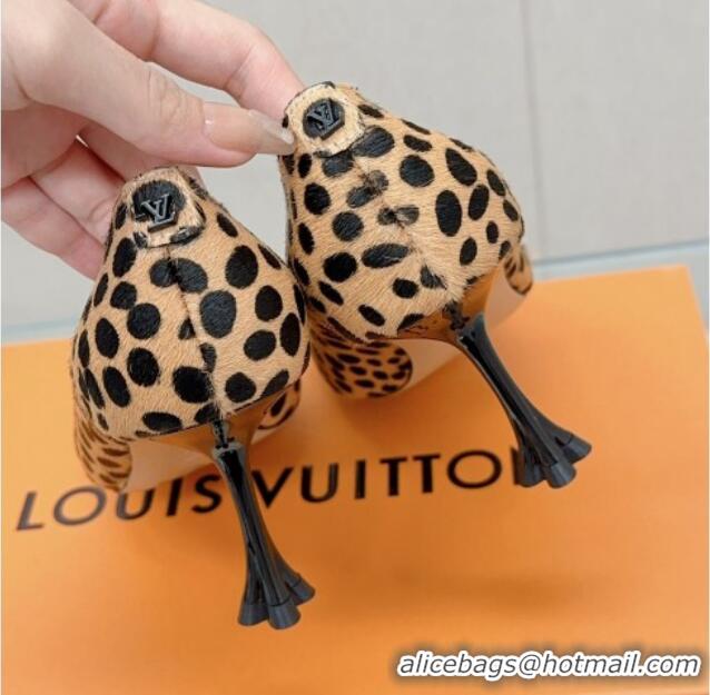 Expensive Louis Vuitton Blossom Pumps 7.5cm in Animal Print 121054