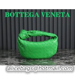 Super Quality Bottega Veneta Mini Jodie Hobo Bag in Intrecciato Lambskin 651876 Green 2023