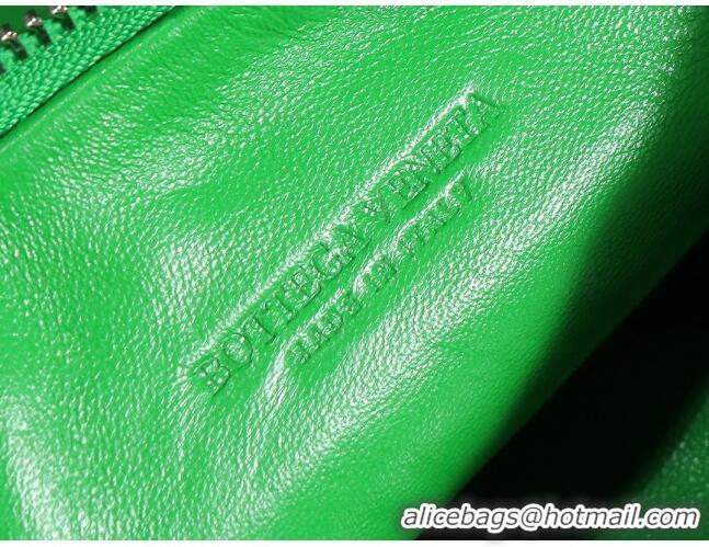 Super Quality Bottega Veneta Mini Jodie Hobo Bag in Intrecciato Lambskin 651876 Green 2023