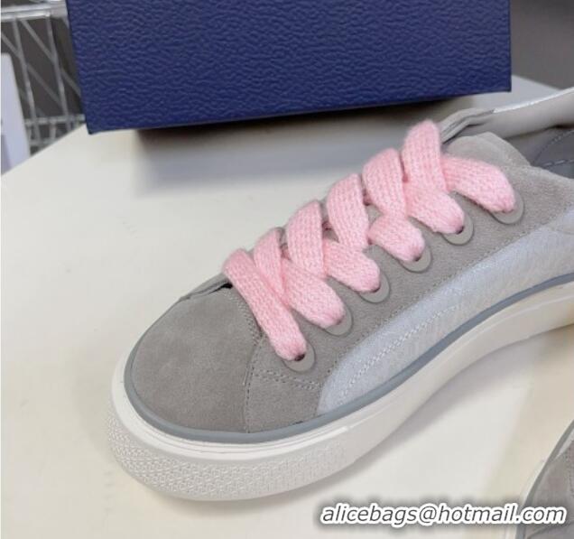 Top Design Dior B33 Low-top Sneakers in Oblique Jacquard and Suede Grey/White 926004