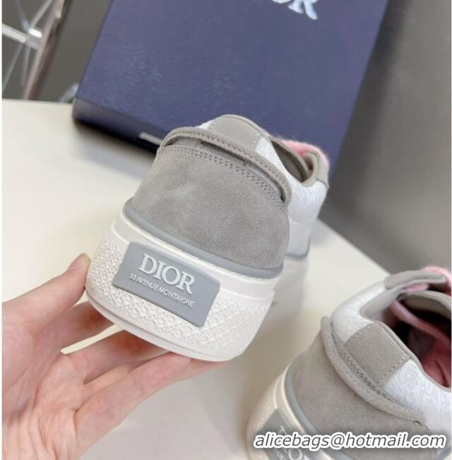 Top Design Dior B33 Low-top Sneakers in Oblique Jacquard and Suede Grey/White 926004