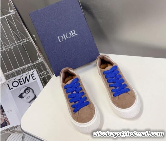 Good Product Dior B33 Low-top Sneakers in Oblique Jacquard and Suede Brown 926006