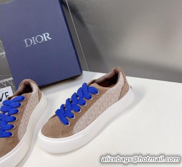 Good Product Dior B33 Low-top Sneakers in Oblique Jacquard and Suede Brown 926006