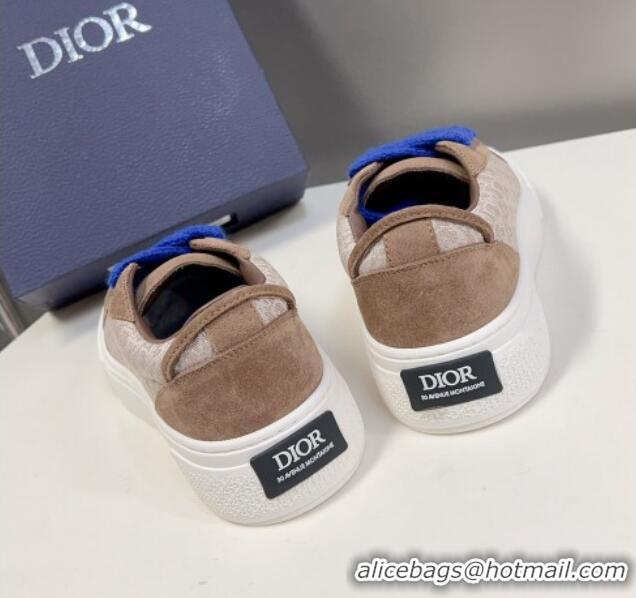 Good Product Dior B33 Low-top Sneakers in Oblique Jacquard and Suede Brown 926006