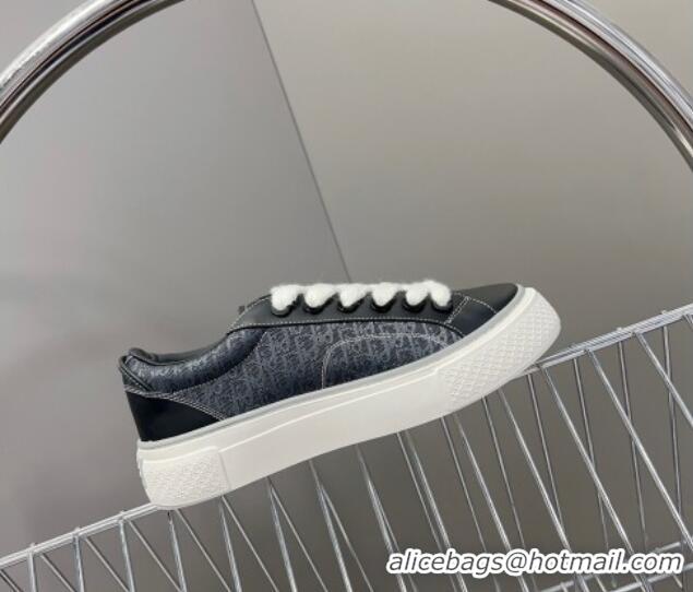 Best Price Dior B33 Low-top Sneakers in Oblique Jacquard and Smooth Calfskin Black 926007