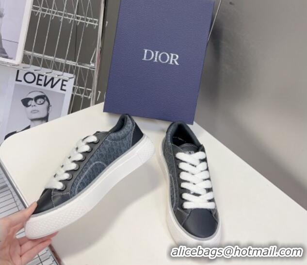 Best Price Dior B33 Low-top Sneakers in Oblique Jacquard and Smooth Calfskin Black 926007