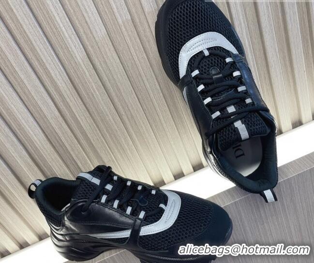 Trendy Design Dior B22 Sneakers in Mesh and Smooth Calfskin Black 1011089