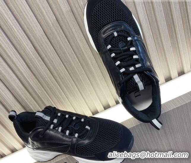 Cheap Price Dior B22 Sneakers in Mesh and Smooth Calfskin Black/White 011090