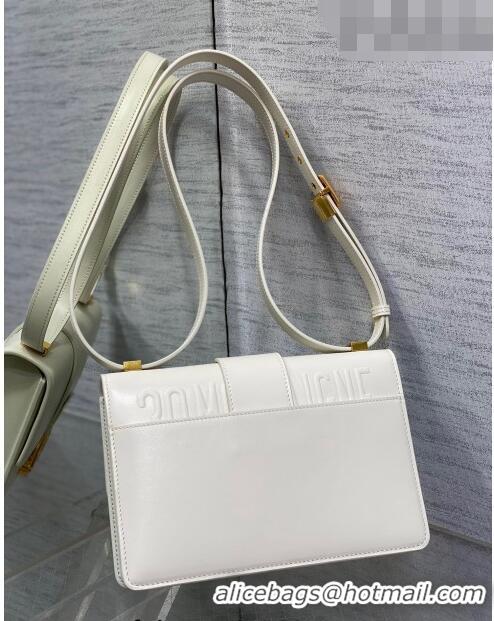 Good Taste Dior 30 Montaigne Bag in Box Calfskin DR111502 White 2023