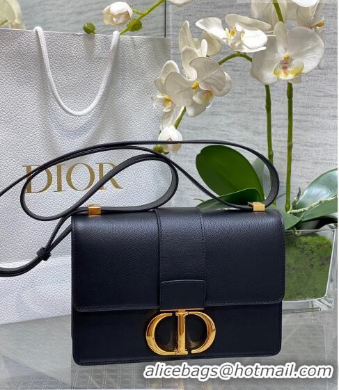 Top Grade Dior 30 Montaigne Bag in Grained Calfskin DR111502 Black 2023