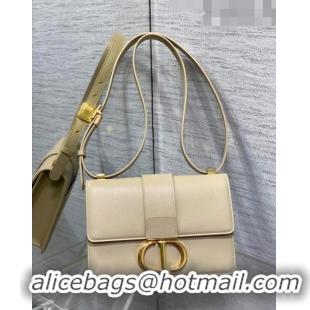 Well Crafted Dior 30 Montaigne Bag in Box Calfskin DR111502 Light Beige