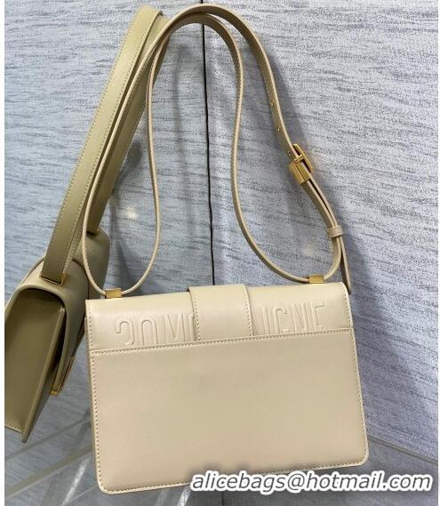 Well Crafted Dior 30 Montaigne Bag in Box Calfskin DR111502 Light Beige