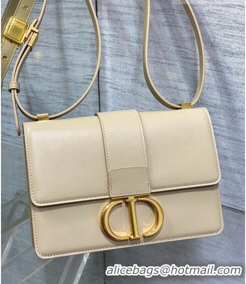 Well Crafted Dior 30 Montaigne Bag in Box Calfskin DR111502 Light Beige