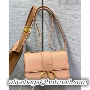 Inexpensive Dior 30 Montaigne Bag in Box Calfskin DR111502 Rose Beige