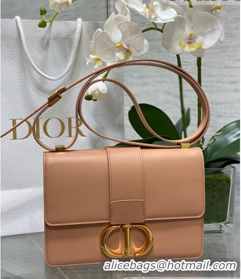 Inexpensive Dior 30 Montaigne Bag in Box Calfskin DR111502 Rose Beige